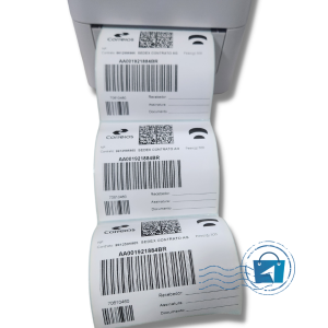 Bobina Rolo de Etiquetas 10x10cm Termica para Danfe Simplificado, Mercado Livre, Shopee, Amazon